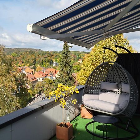 Das Kleine Penthouse Mit Kamin Apartment Bad Sachsa Bagian luar foto