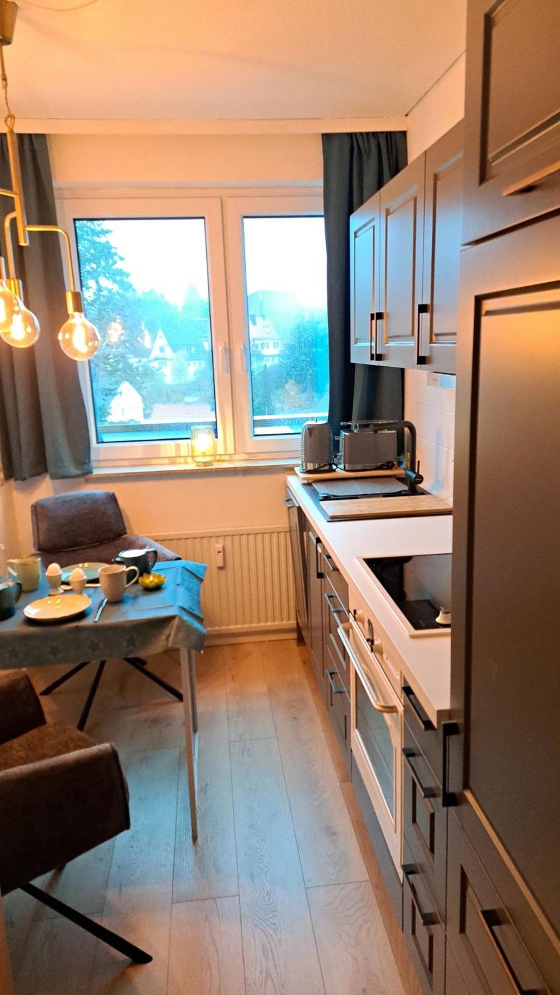 Das Kleine Penthouse Mit Kamin Apartment Bad Sachsa Bagian luar foto