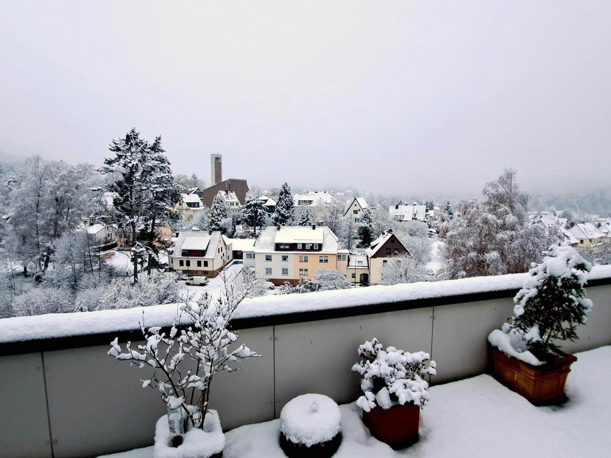 Das Kleine Penthouse Mit Kamin Apartment Bad Sachsa Bagian luar foto